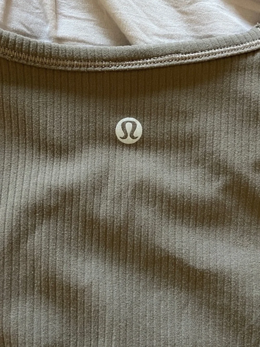 Lululemon All It Takes Ribbed Nulu Short Sleeve Tee Nomad Size 6